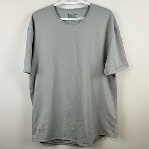 BYLT Basic Tee Shirt Gray XL Stretch Lux Premium short sleeve